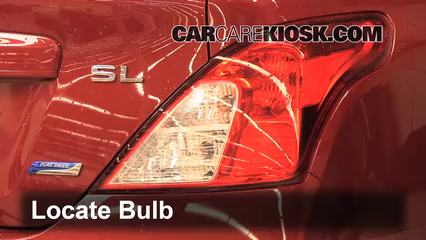 2013 Nissan Versa 1.6 SL 1.6L 4 Cyl. Lights Brake Light (replace bulb)